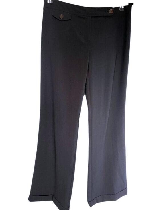 Trina Turk Pants - Trina Turk Womens Black Wide-Leg Dress Pants Size 6